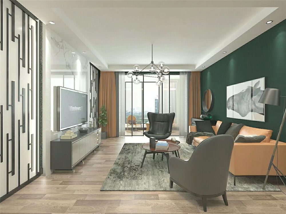 龍湖九里晴川-現(xiàn)代簡約-臥室設計效果圖